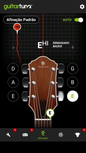 Como afinar violão com celular