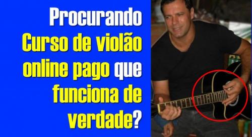 Curso de violão online pago