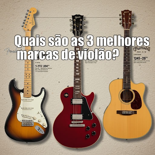Quais são as 3 melhores marcas de violão?